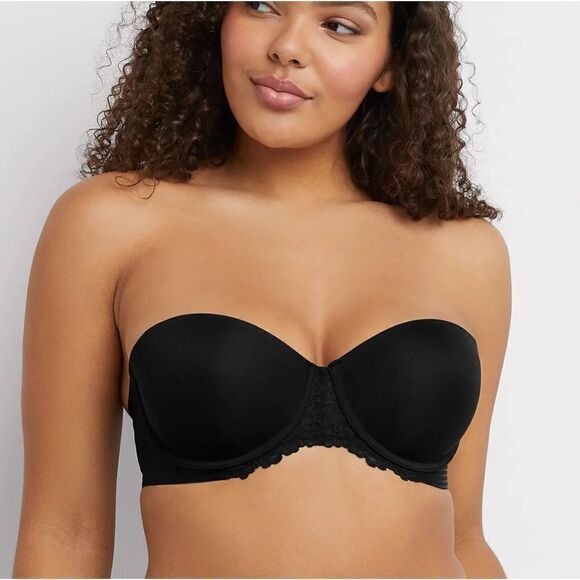 Maidenform NWT Multiway Push-Up Strapless Bra in Black Size 40DD - Picture 2 of 8